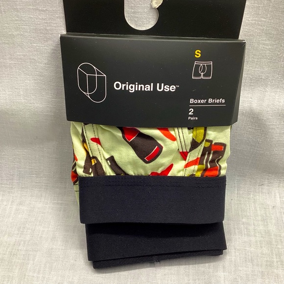 ORIGINAL USE MEN’S SAUCE BOXER BRIEFS
2 PAIRS  SIZE: SMALL COLOR: MULTI NWT - Picture 1 of 7